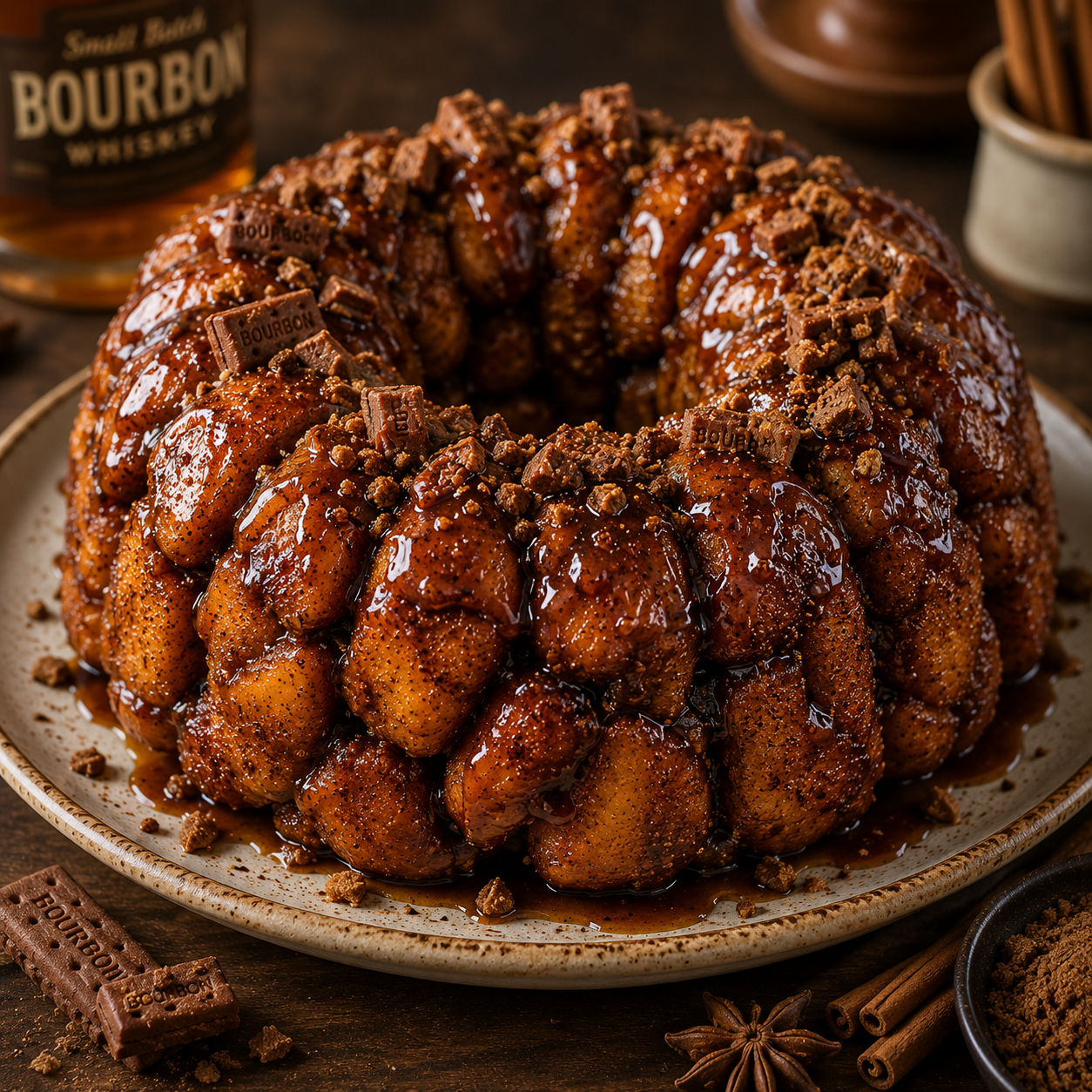 Bourbon & Spice Monkey Bread