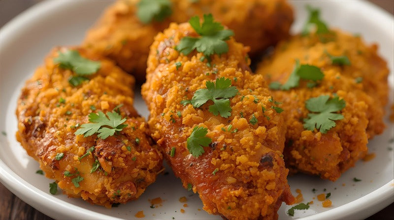 Chicken Tenders with Masala Crumb