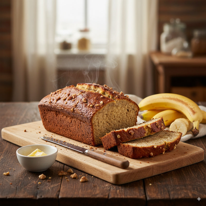 Chocolate-White Chocolate Banana Bread