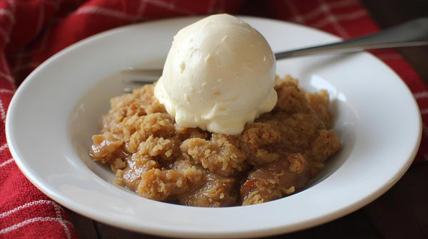 Christmas Spiced Apple Crumble
