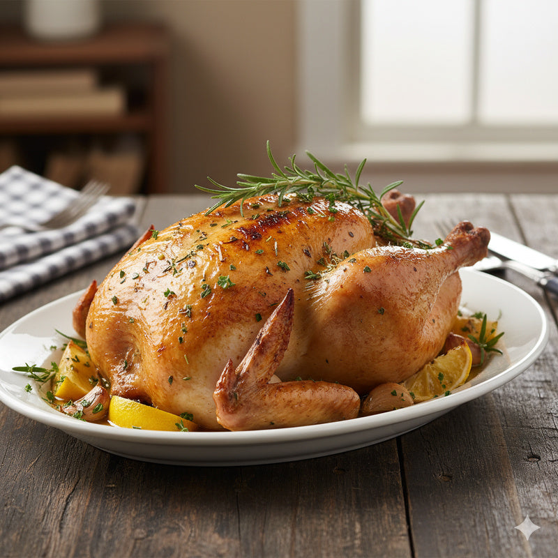 Classic Roast Chicken with Herbs