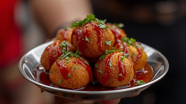 Crispy Aloo Chat Bombs