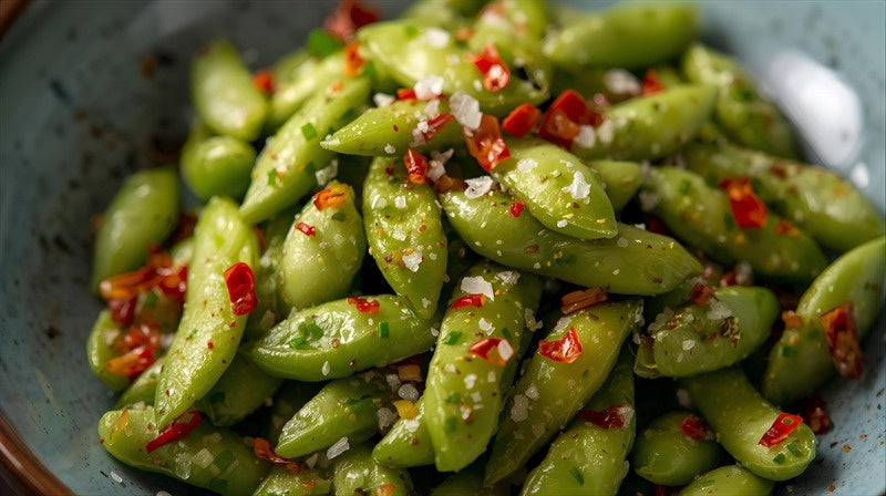 Edamame with Chili & Sea Salt