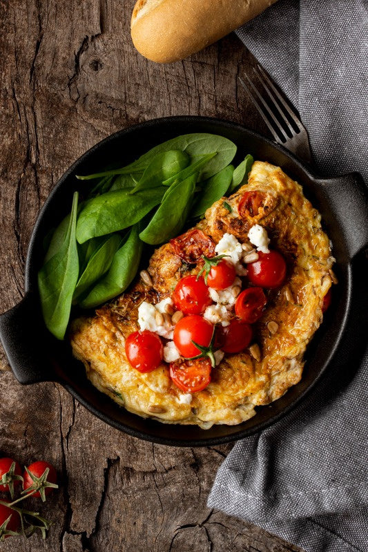 Leftover Pasta → Baked Pasta Frittata