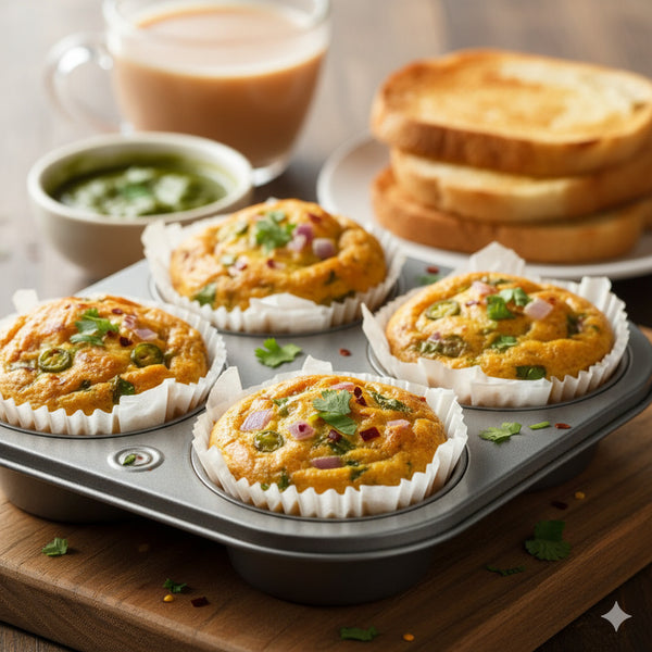 Masala Omelette Cups