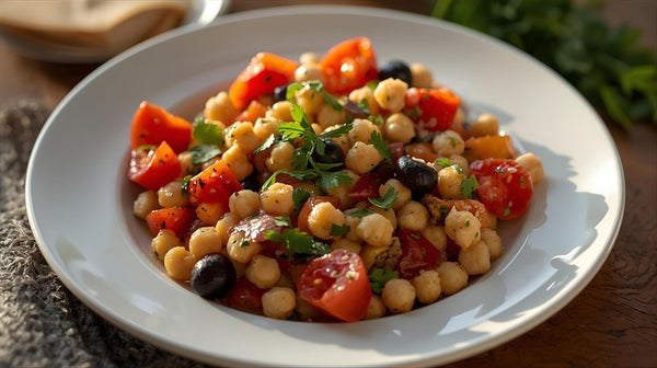 Mediterranean Chickpea & Vegetable Bake