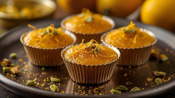Mini Moong Dal Halwa Cups