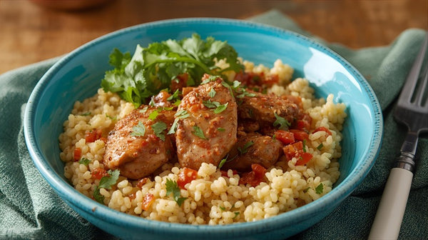 Moroccan-Spiced Chicken with Couscous