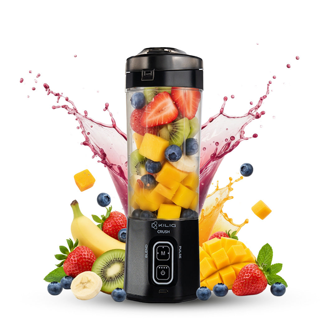 KILIG Vortex Next portable blender and sipper in black