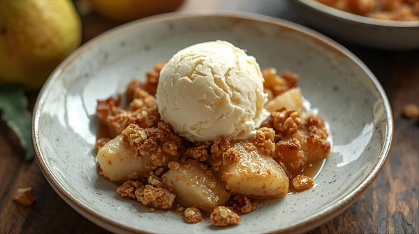 Nutty Pear Crumble