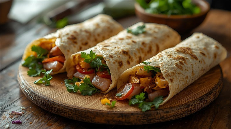 Rehydrated Chapati Wraps