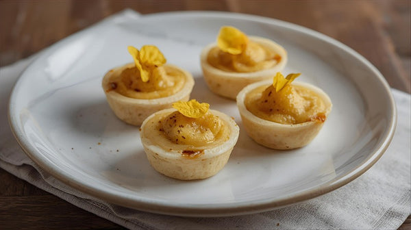 Roasted Apple & Saffron Rabri Cups
