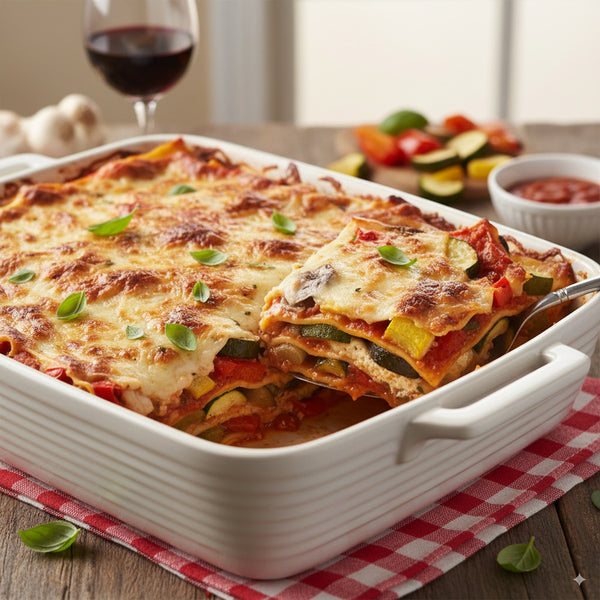 Roasted Vegetable Lasagna - No-Boil