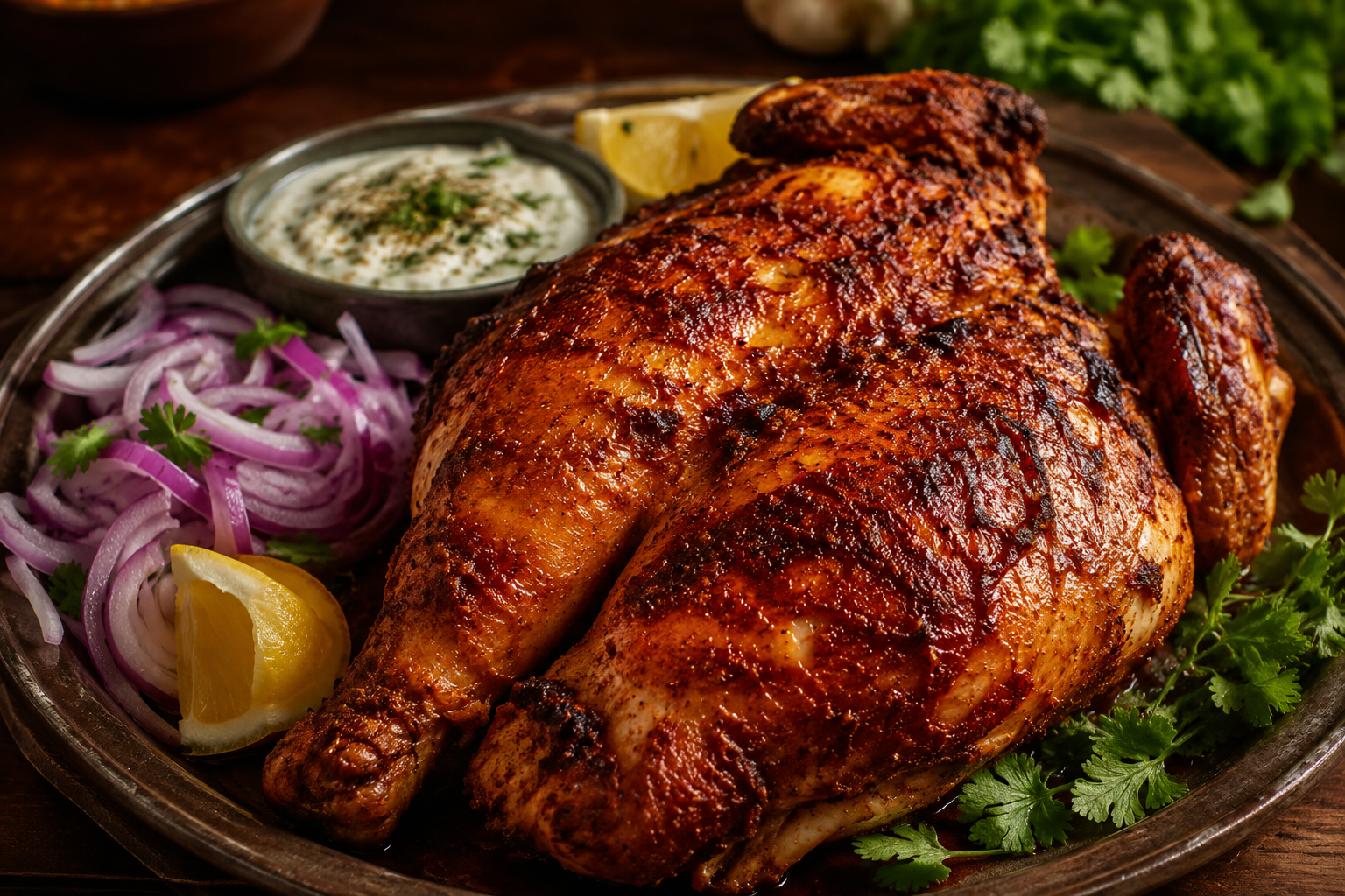 Shawarma-Style Chicken Roast