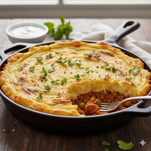 Shepherd's Pie - Indian-Style Keema Bake