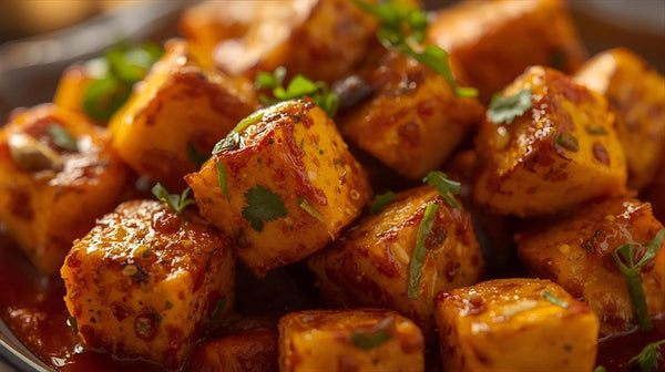 Spicy Paneer Cubes