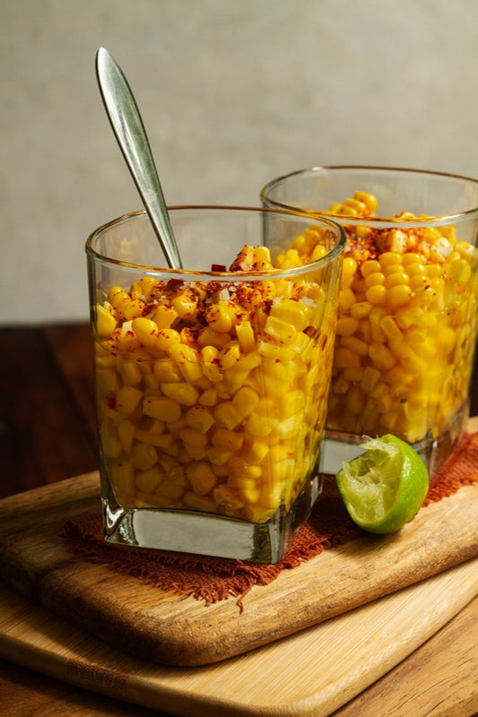 Steamed Masala Corn