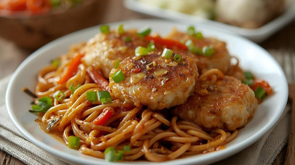 Stir-Fried Noodle Patties