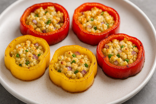 Stuffed Capsicum Rings