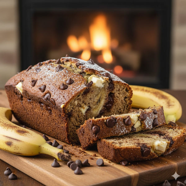 White Chocolate Banana Bread
